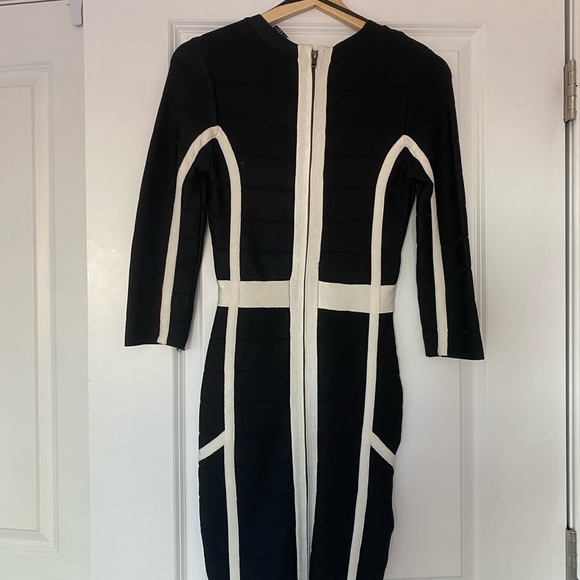 Black and White Women’s French Connection Size 2 Dress - Picture 2 of 3